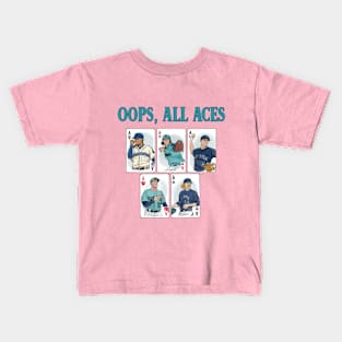 Oops, All Aces (Stacked) Kids T-Shirt